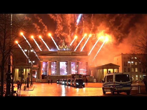 Firework Brandenburg Gate