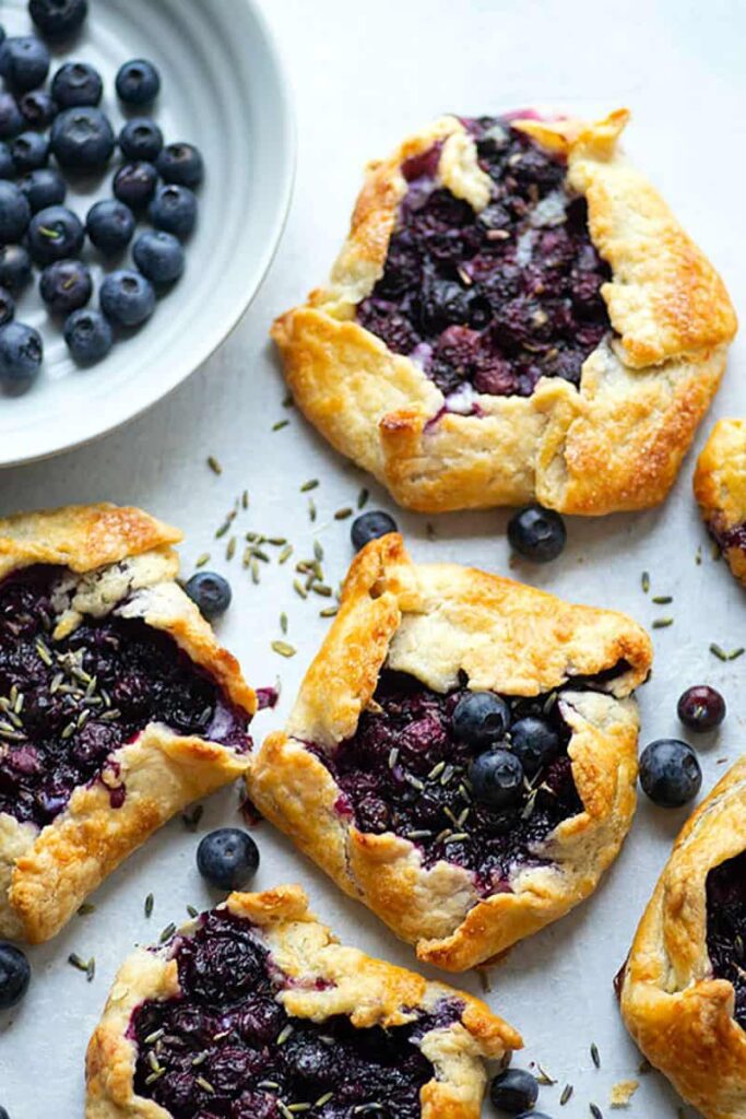 Galette Lemon Blueberry Mascarpone