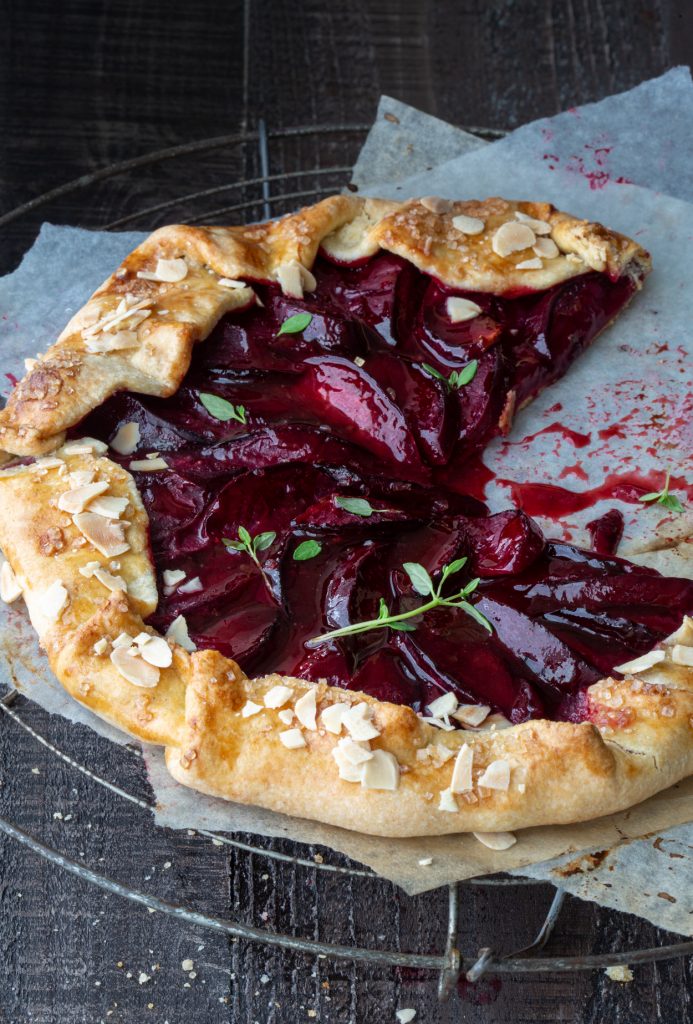 Galette Plum and Thyme