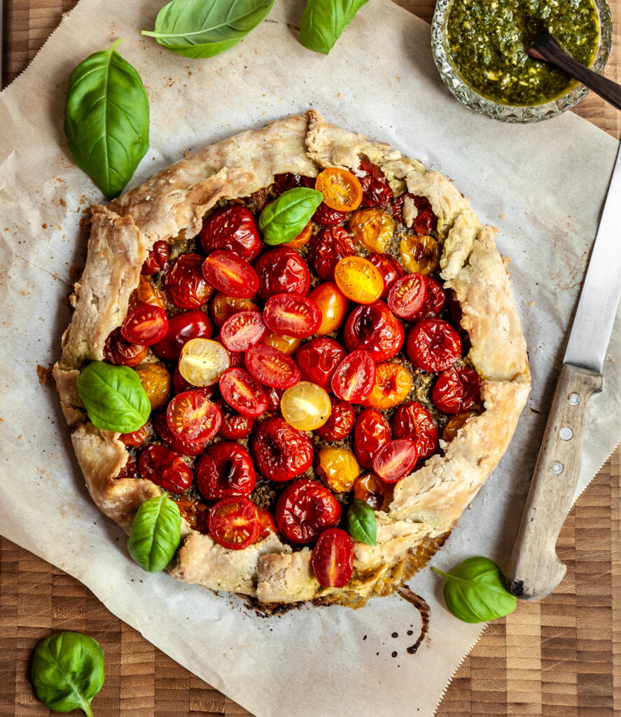 Galette Tomato and Pesto