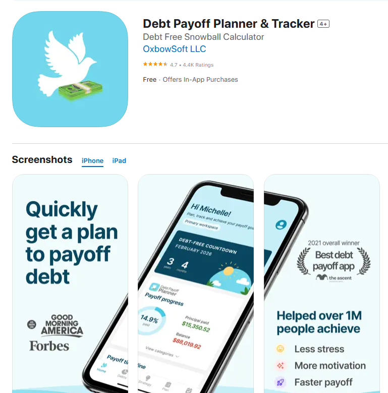 Personal Finance Software Debt Payoff Planner