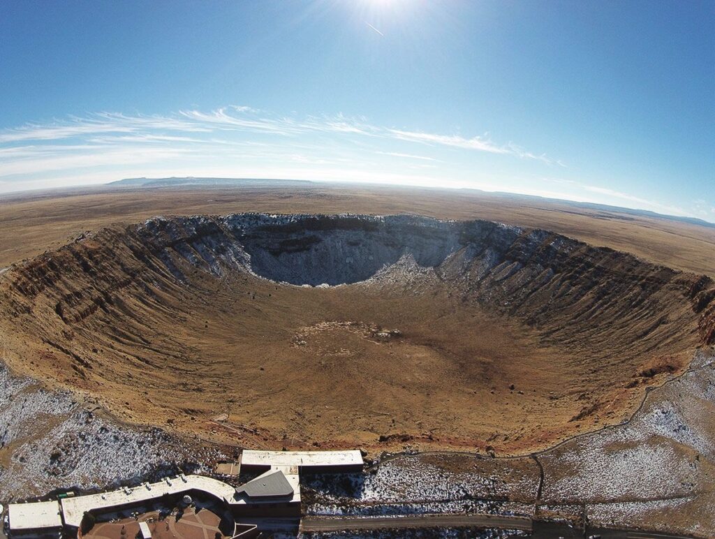 Arizona Visiting the Meteor Crater