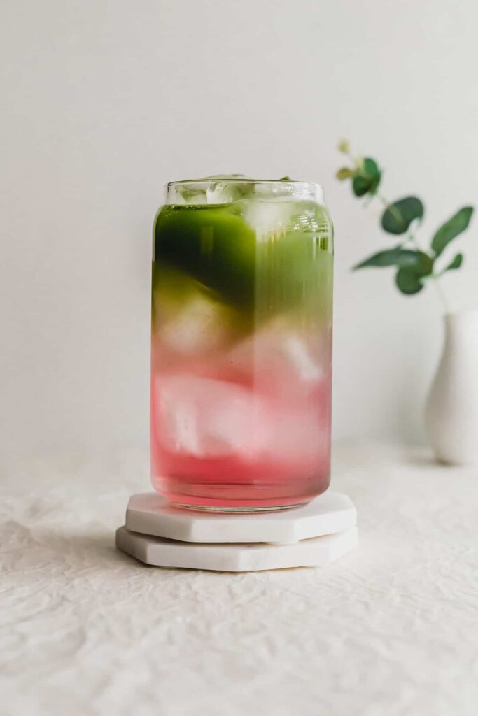 Pink Matcha Iced Tea