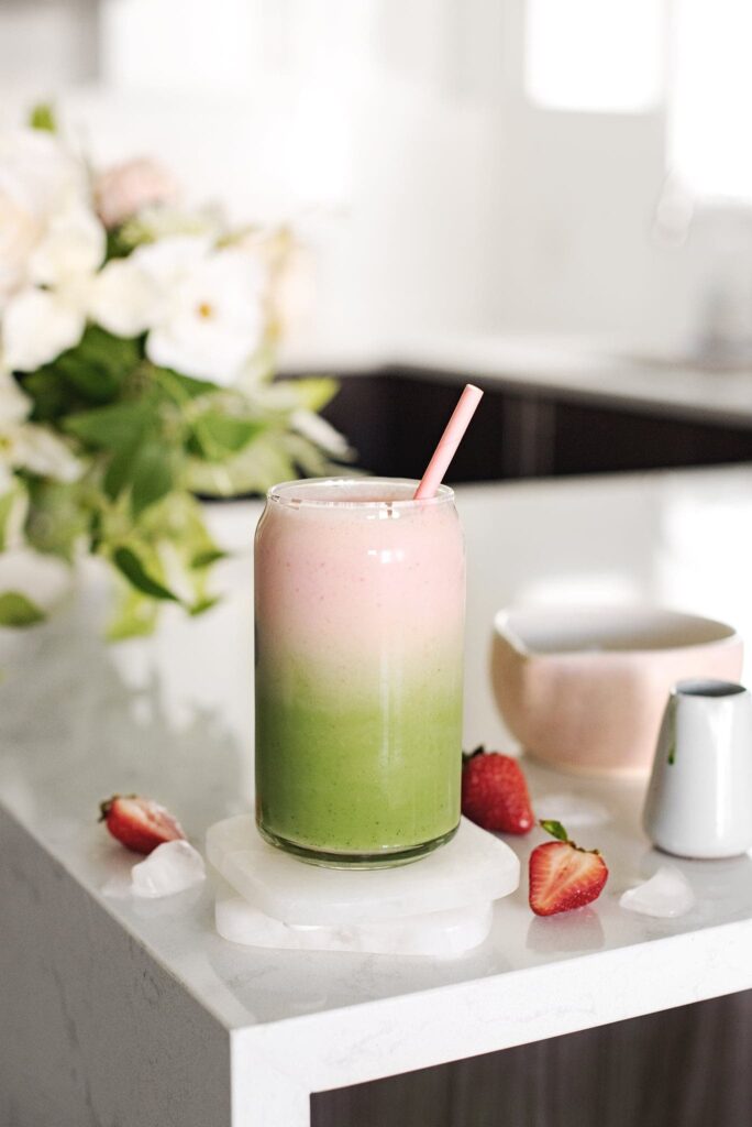 Pink Matcha Latte