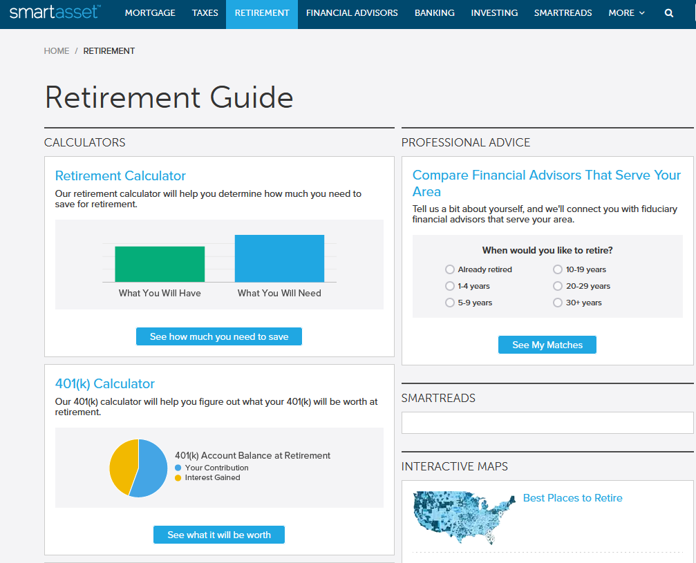 SmartAsset Retirement