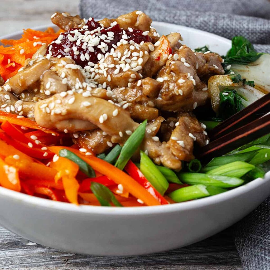 Bibimbap Chicken Bulgogi