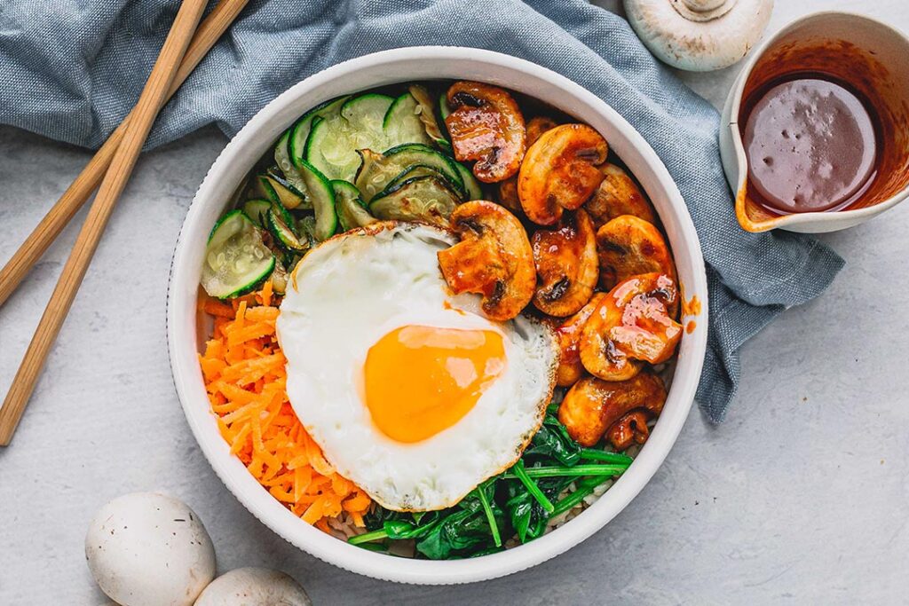 Bibimbap Mushroom