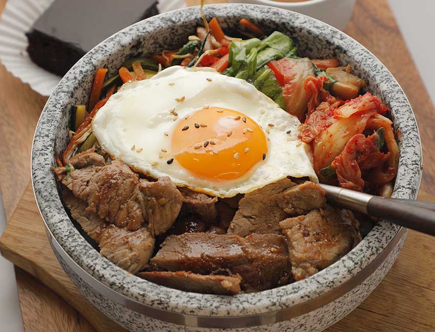 Bibimbap Spicy Beef