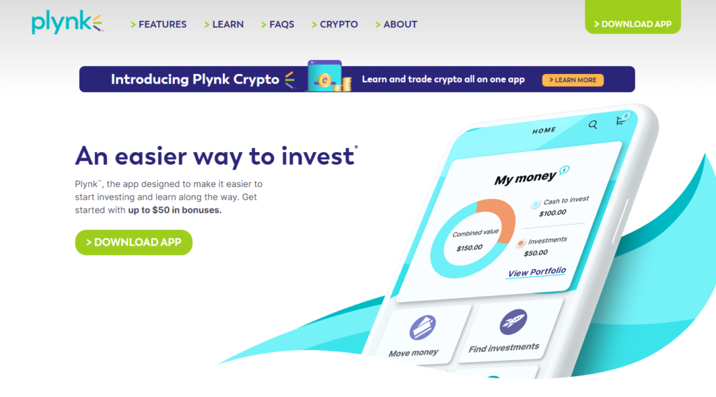 Plynk Invest investment app